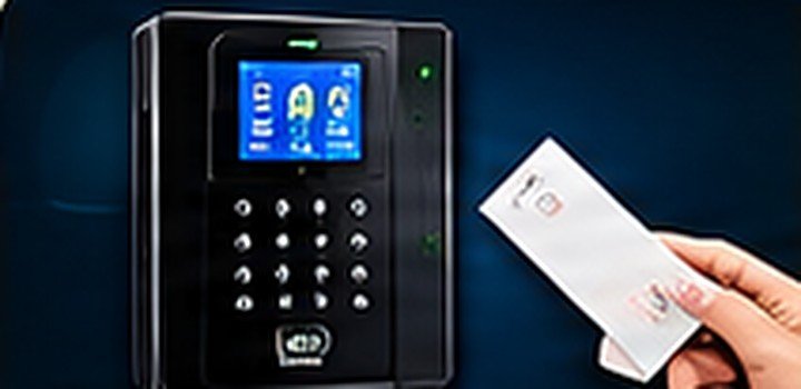Access control keypad with card